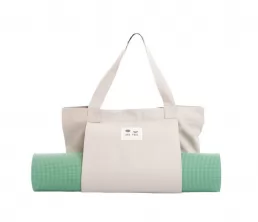 Sac fourre-tout sur toile avec poche de transporteur de yoga