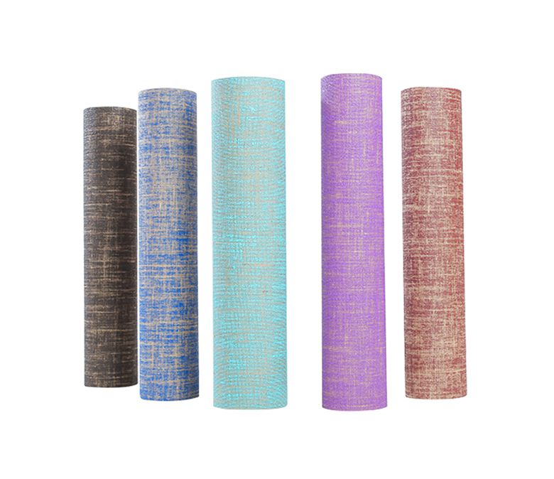 Chanvre + tapis de yoga en PVC