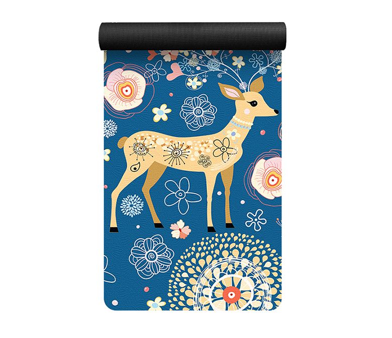 Tapis de yoga imprimé TPE