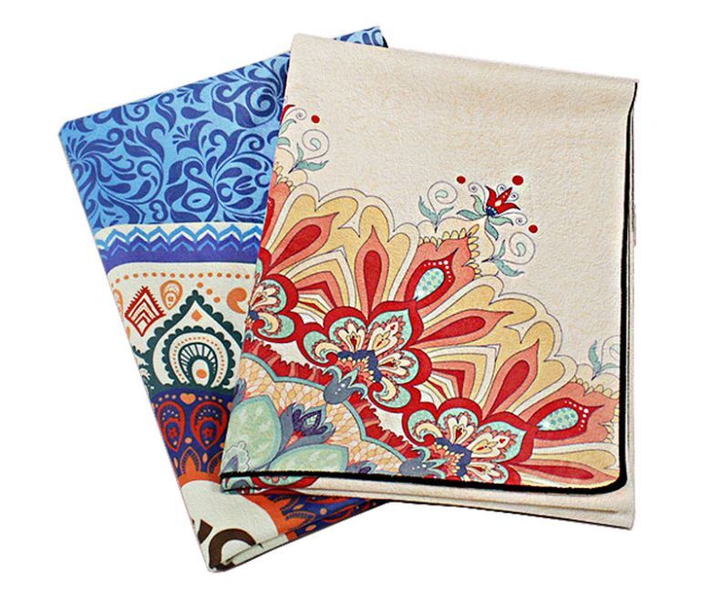 Mat d'exercice pliable de voyage portable