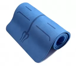 Tapis de yoga TPE laser à double couleur respectueux de l&#039;environnement