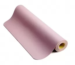 Mat de yoga pliable à caoutchouc PU givré de 1,5 mm amélioré
