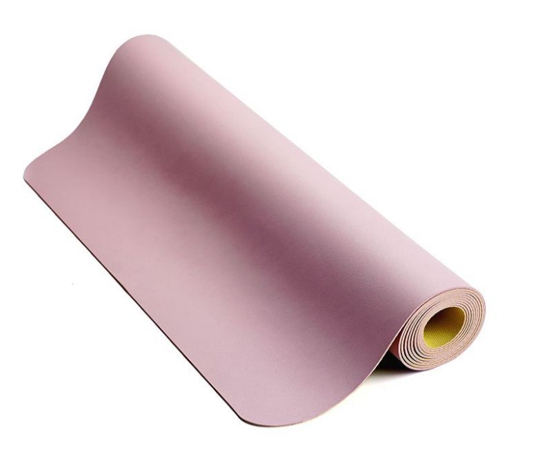 Mat de yoga pliable à caoutchouc PU givré de 1,5 mm amélioré