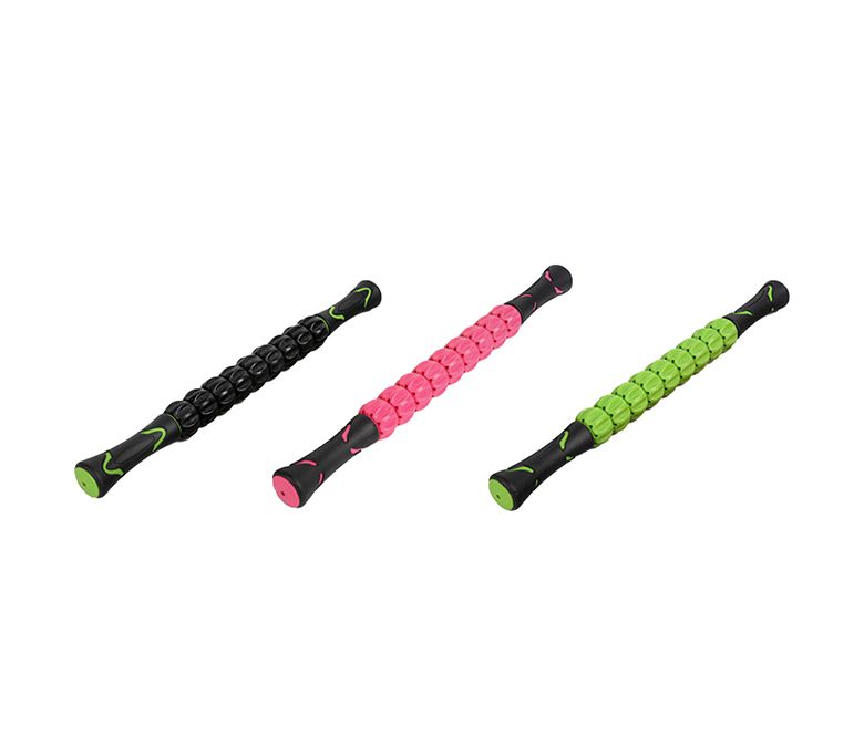 Stick de massage avec 9 rouleaux musculaires