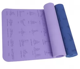 Matte de yoga TPE à motif personnalisé écologique