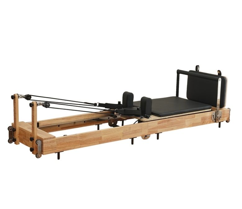 Balance corporelle en bois pliant Pilates réformateur de lit de base