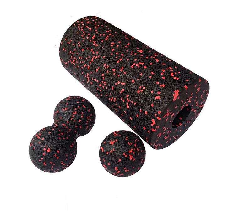 Ensemble de balles de massage à rouleaux de yoga