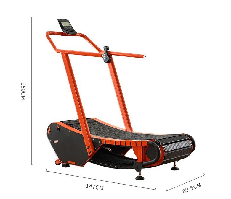 Tapis roulant incurvé non alimenté