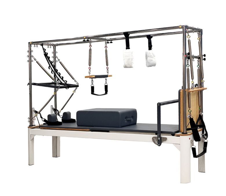 Aluminium Pilates Reformer Cadillac Pilates lit de base avec tour complète