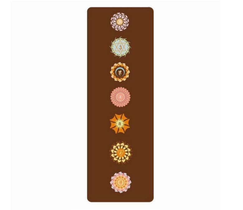 Tapis de yoga imprimé en daim TPE de haute qualité
