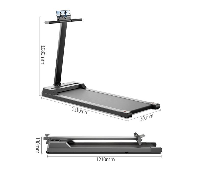 Maison intelligente sur tapis roulant à plat de fitness ultra-etquieur