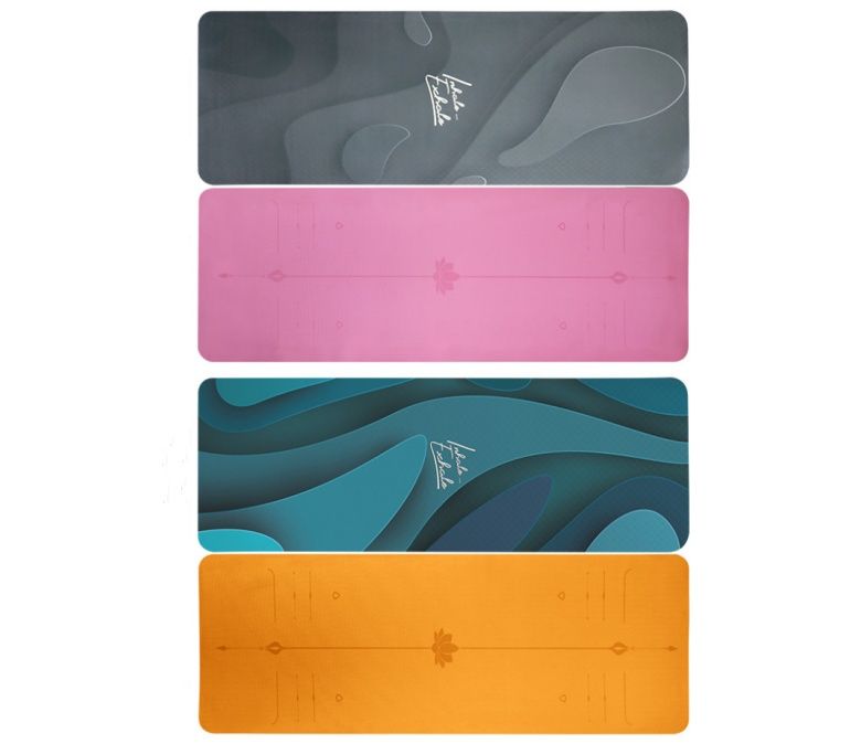 Tapis de yoga imprimé en laser double face 6 mm