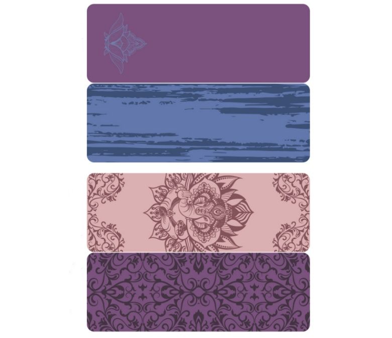 Tapis de yoga imprimé en laser double face 6 mm