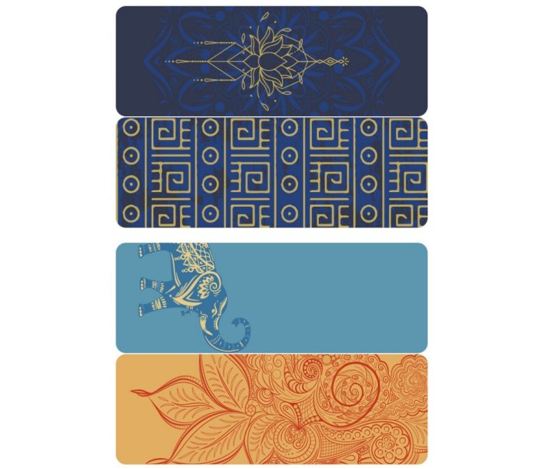 Tapis de yoga imprimé en laser double face 6 mm