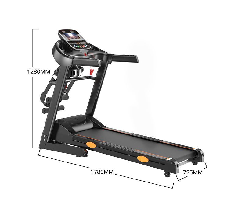 Machine de course de gym intérieure multifonction pliant tapis roulant électrique