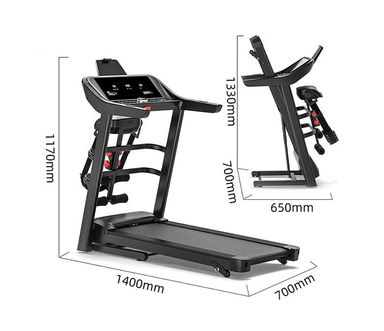 Équipement de gymnase commercial Fitness Running Machines de tapis roulant plié à la maison Utilisation du tapis roulant à pied
