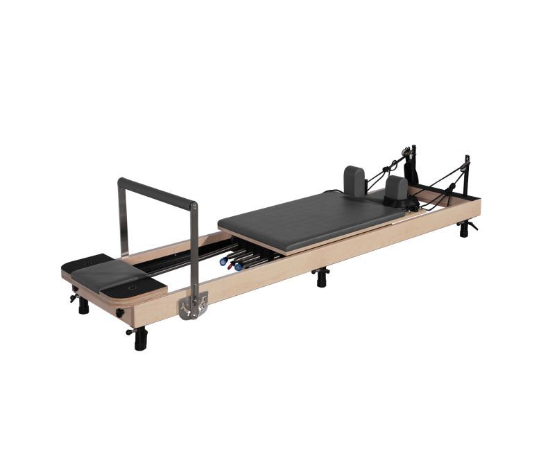 Machine de Pilates en bois réformateur érable à hauteur réglable