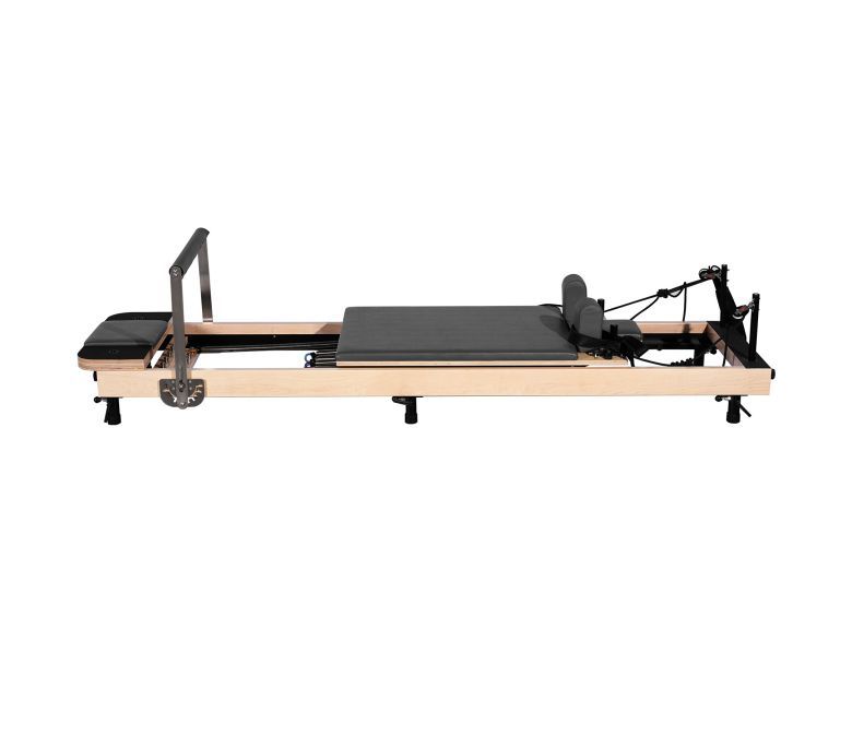 Machine de Pilates en bois réformateur érable à hauteur réglable