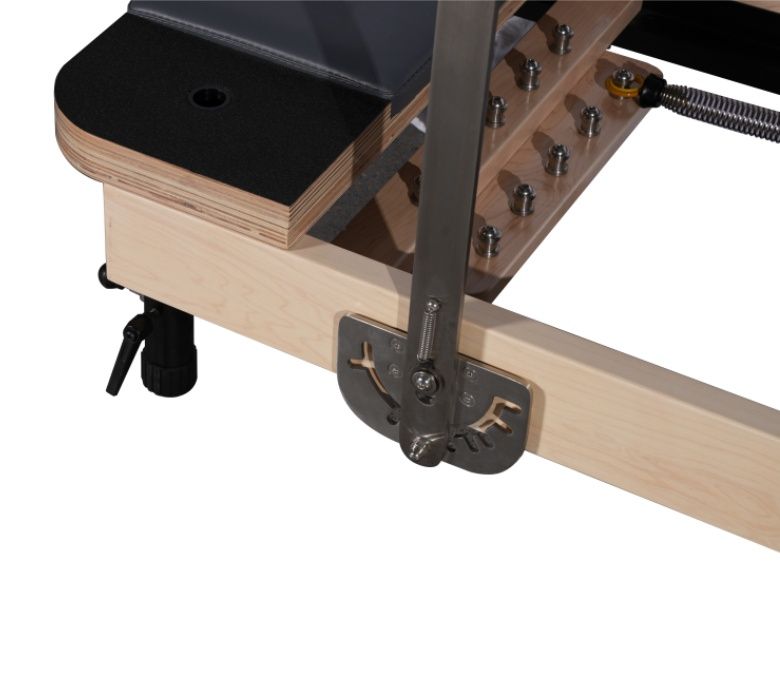 Machine de Pilates en bois réformateur érable à hauteur réglable