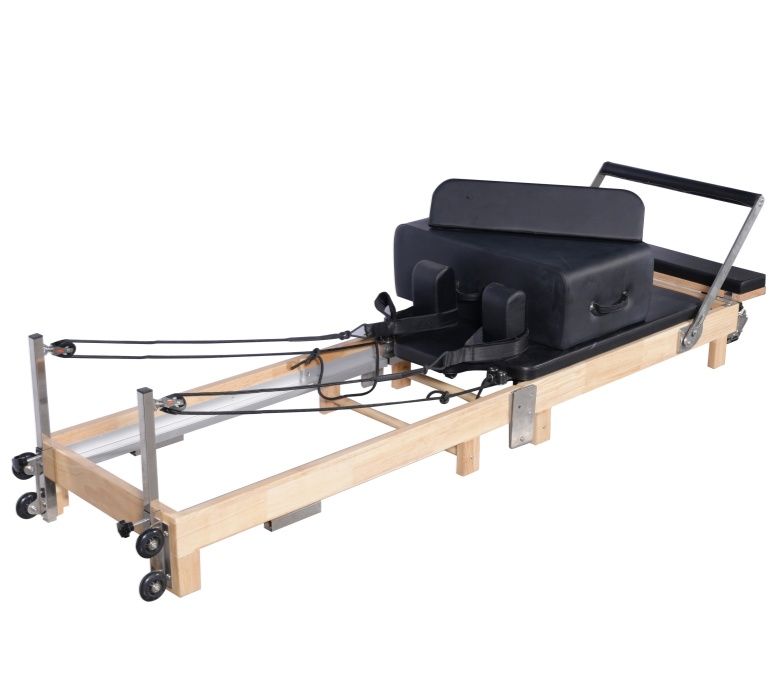 À la maison en bois pliable Pilates réformateur