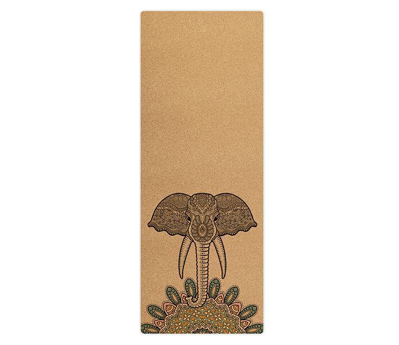 Tapis de yoga en caoutchouc de liège premium