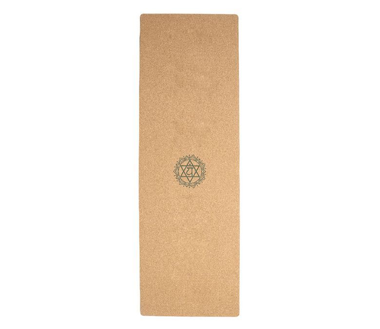 Tapis de yoga en caoutchouc de liège premium