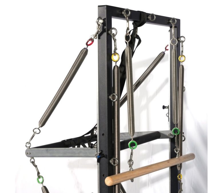 Deluxe Oak Wood Pilates Reformteur avec demi-trapèze
