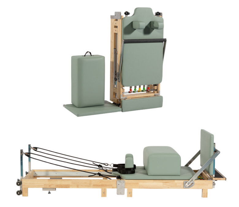 À la maison en bois pliable Pilates réformateur