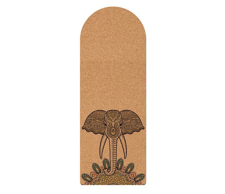 Tapis de yoga en caoutchouc de liège premium