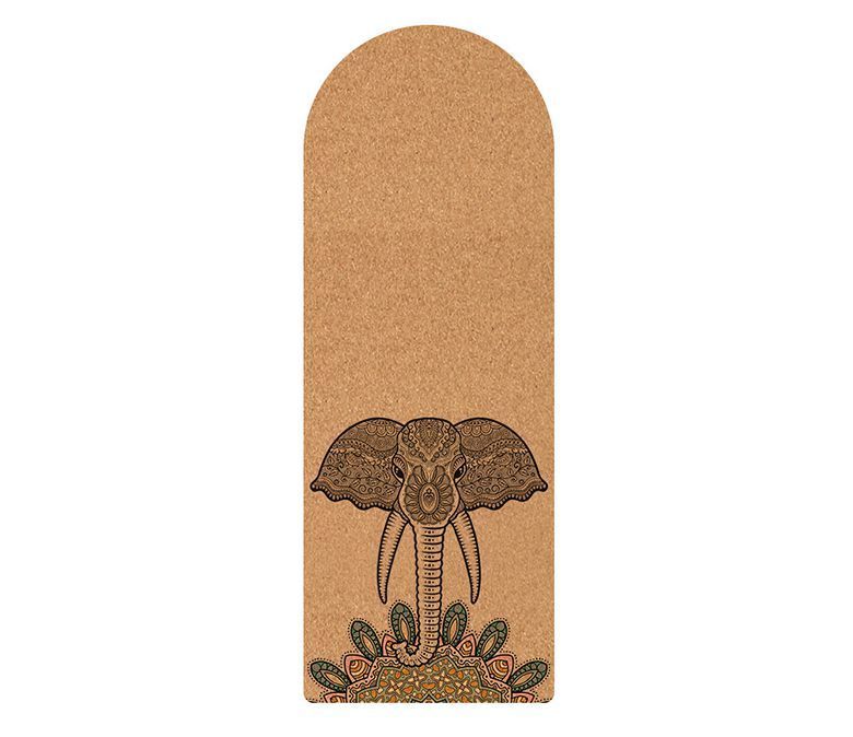 Tapis de yoga en caoutchouc de liège premium