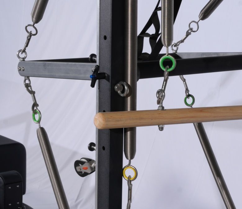 Deluxe Oak Wood Pilates Reformteur avec demi-trapèze