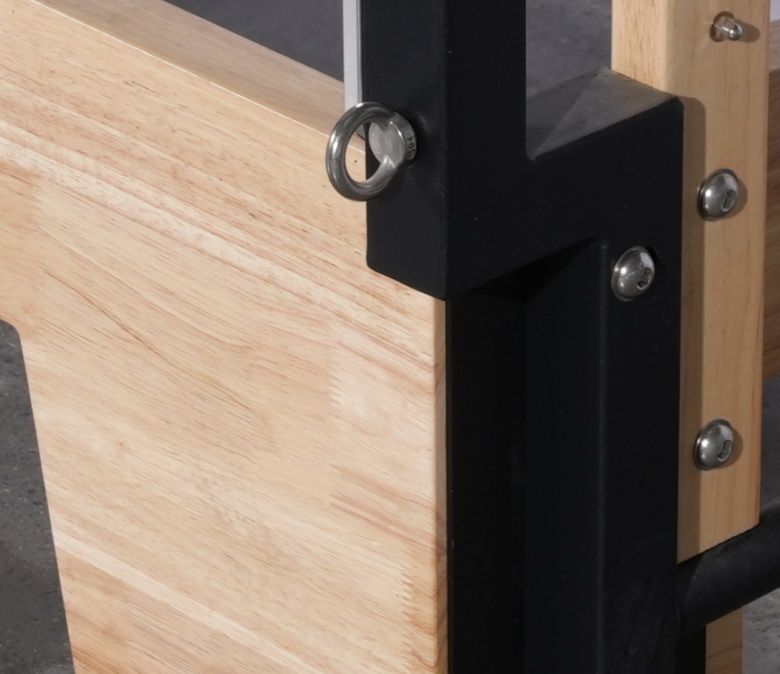 Deluxe Oak Wood Pilates Reformteur avec demi-trapèze