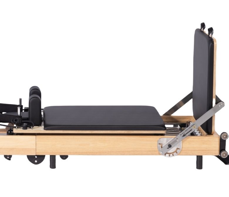 Réformateur Pilates pliable en chêne sans joint
