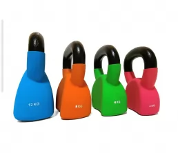 Kettlebell à revêtement en vinyle à profil