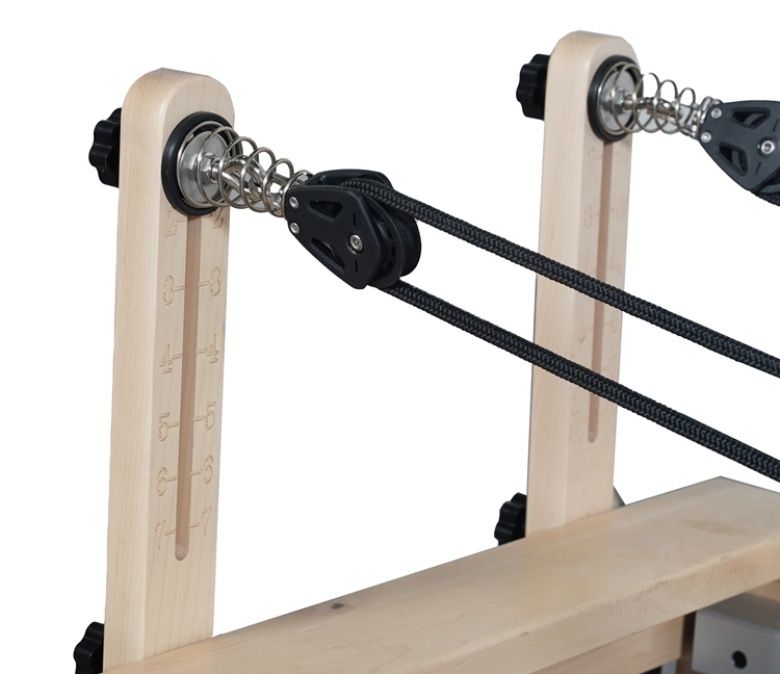 Machine d'exercice pliable pliable avec des jambes en bois