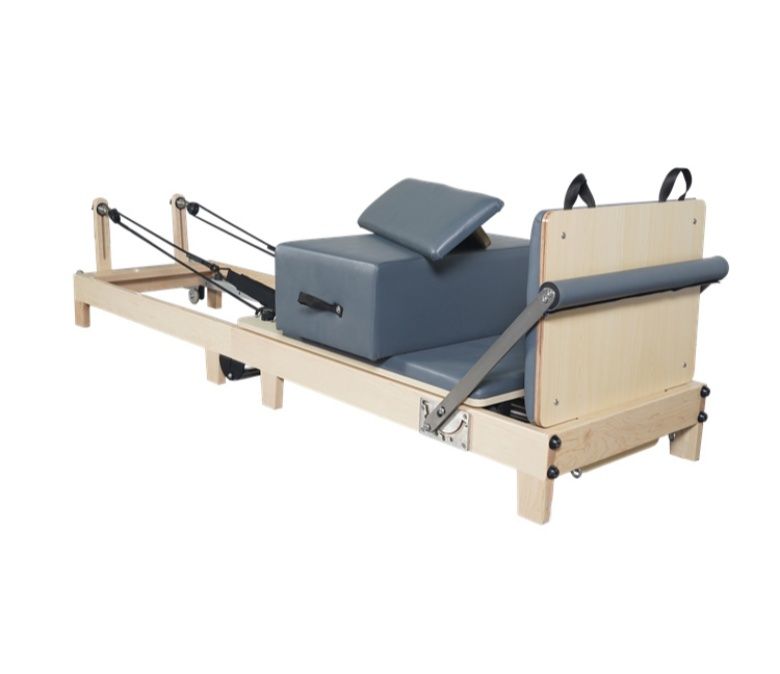 Machine d'exercice pliable pliable avec des jambes en bois