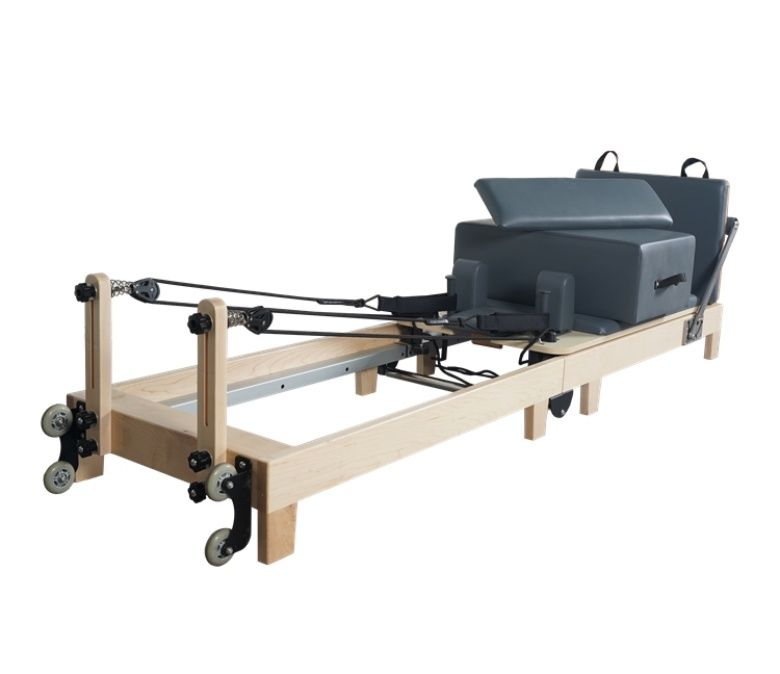 Machine d'exercice pliable pliable avec des jambes en bois
