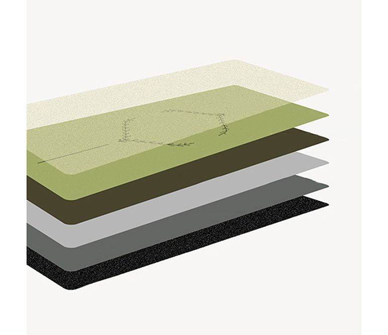 Nouveau tapis de yoga en caoutchouc de chauffage de chauffage à amélioration