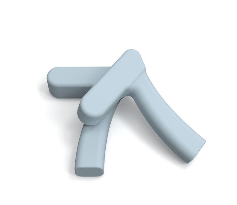 Haltères en silicone en acier inoxydable