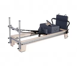 Lit réformateur Pilates en bois à piste complète