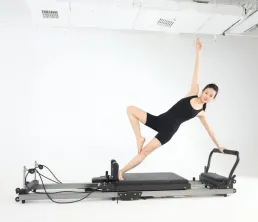 WAVAR® Exclusive Design Patent Aluminium Alliage pliant Pilates Réformateur