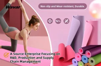 Pourquoi les tapis de yoga Wavar® TPE et NBR sont le premier choix pour les acheteurs en gros