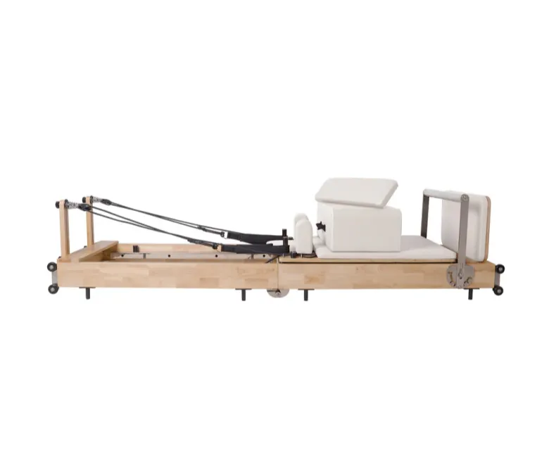 Balance corporelle en bois pliant Pilates réformateur de lit de base