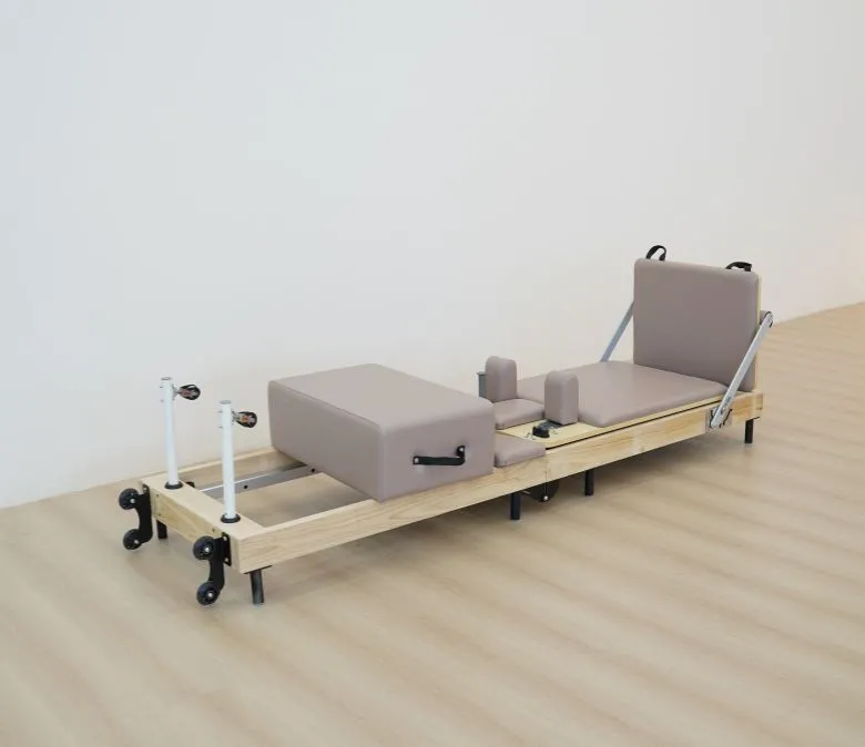 Balance corporelle en bois pliant Pilates réformateur de lit de base