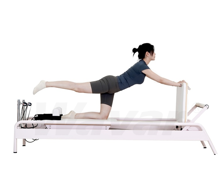 NOUVEAU ROSE SEAKE PILATES RETOYER avec barre de pied intégrée