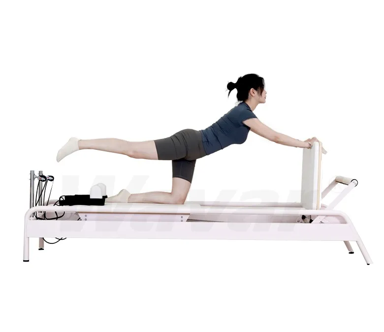 NOUVEAU ROSE SEAKE PILATES RETOYER avec barre de pied intégrée