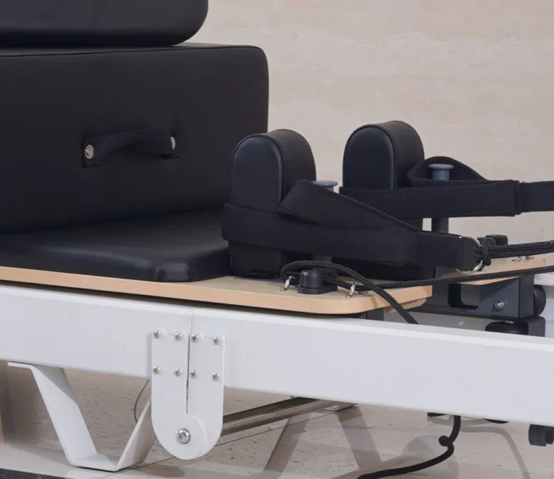 Réformateur de pilates pliables en aluminium blanc à vendre