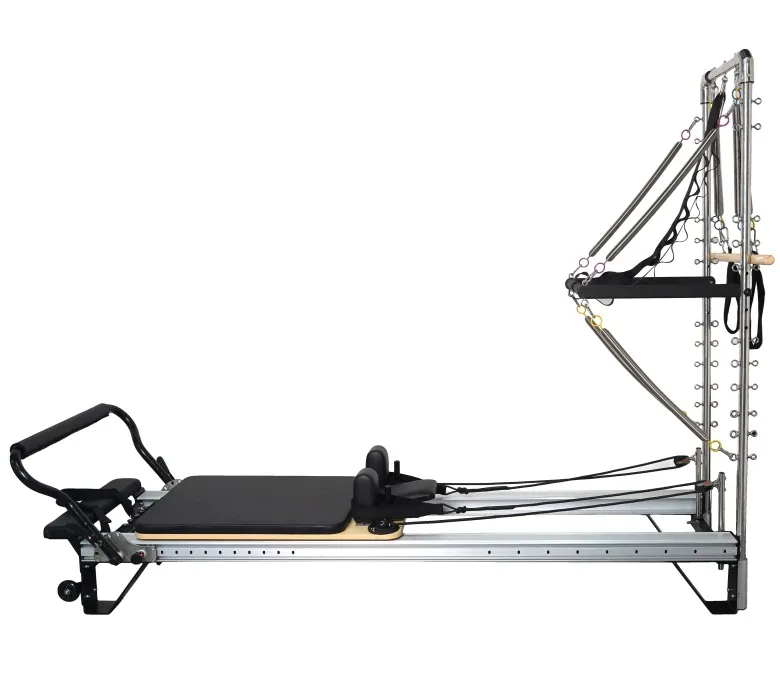 Reformer Pilates Full Track En Alliage D'aluminium Avec Tour