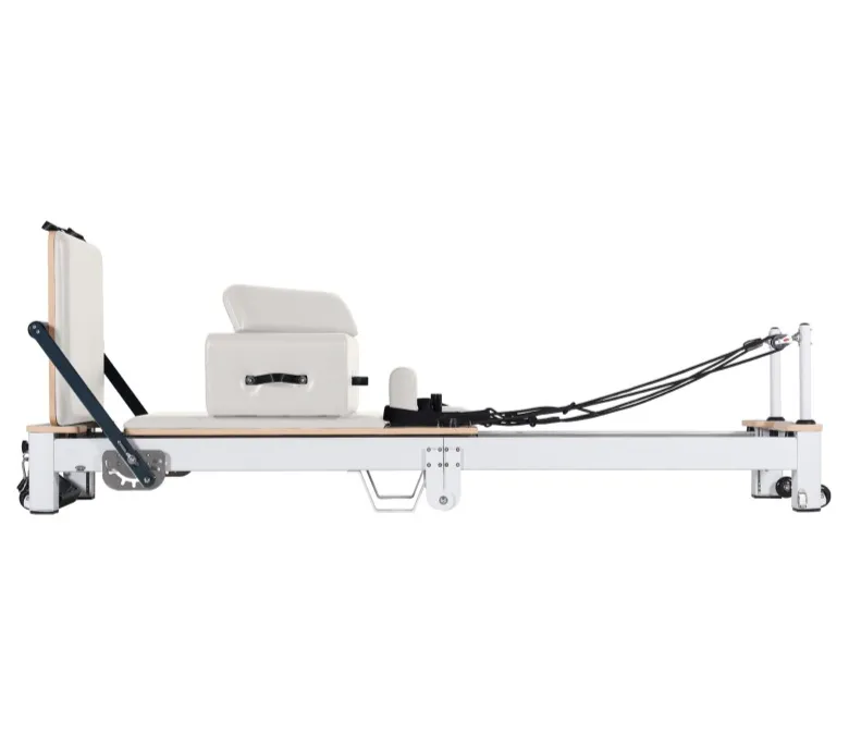 Reformer Pilates Pliable En Aluminium Blanc À Vendre