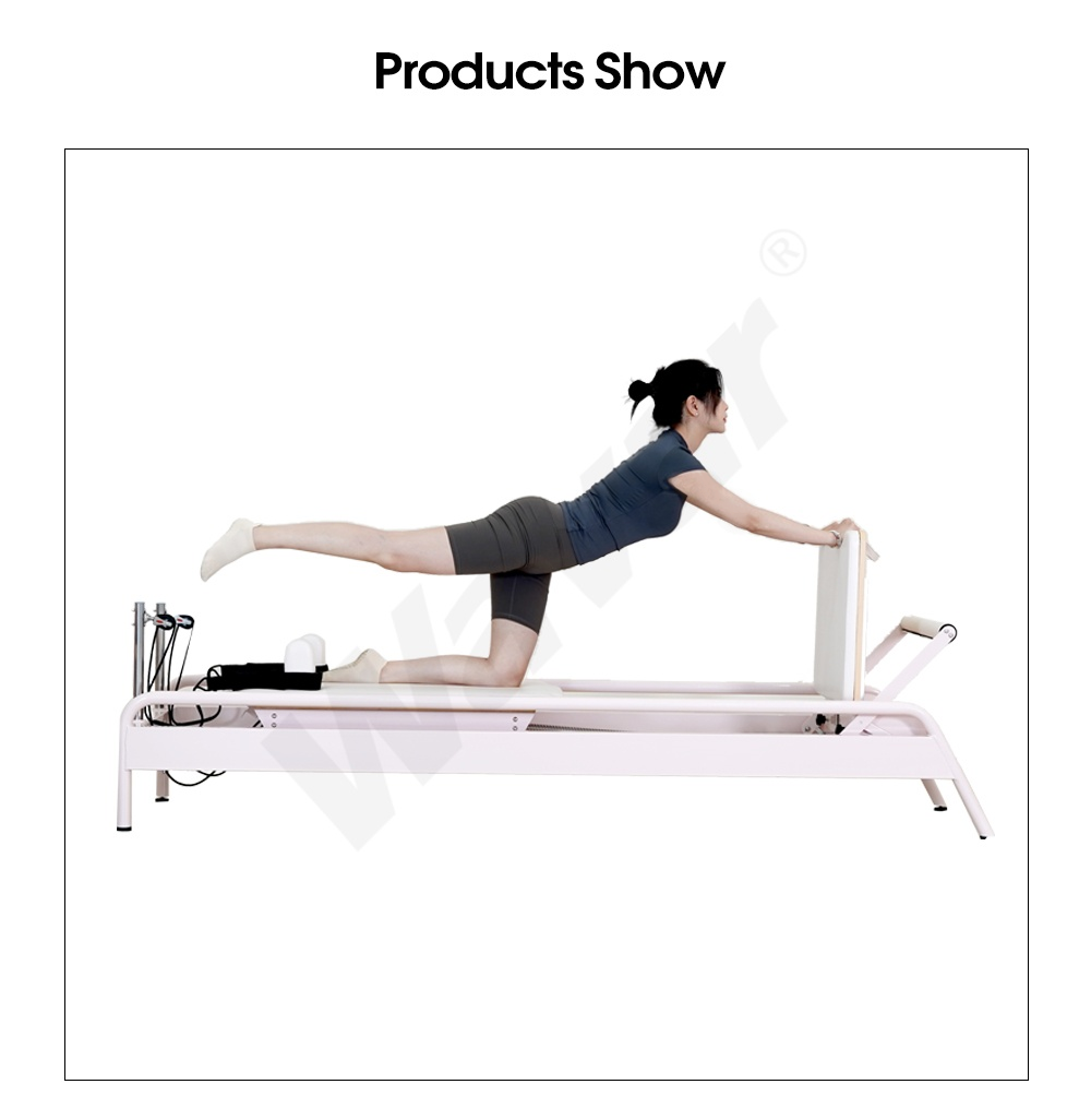 Nouveau réformateur en acier avec barre de pied intégrée